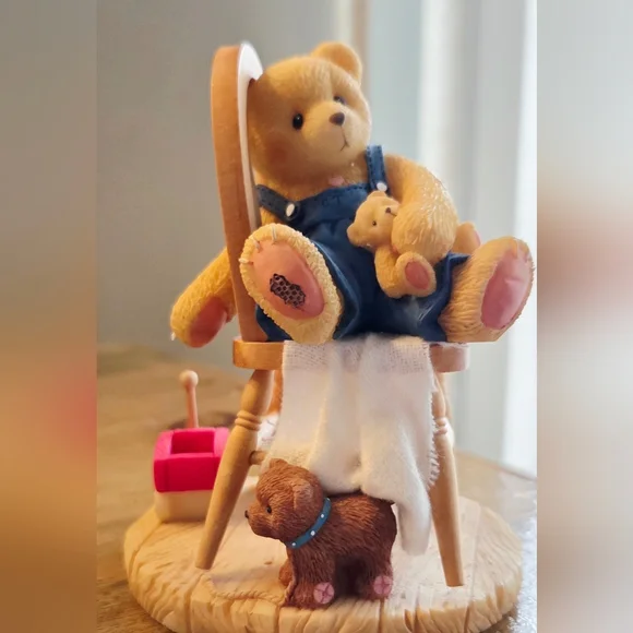 Enesco Cherished Teddies Figurine Everyone Has Their Old Friends To Hug - Picture 4 of 4